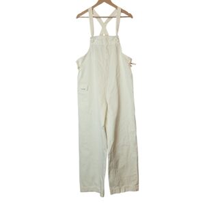 VTG REMINISCENSE By Stewart Richer Women’s Overalls One Size White Wide Leg